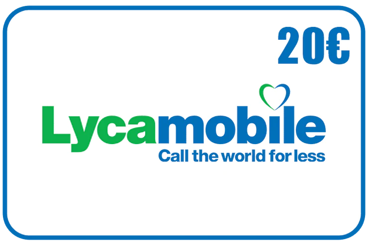 LYCAMOBILE 20£